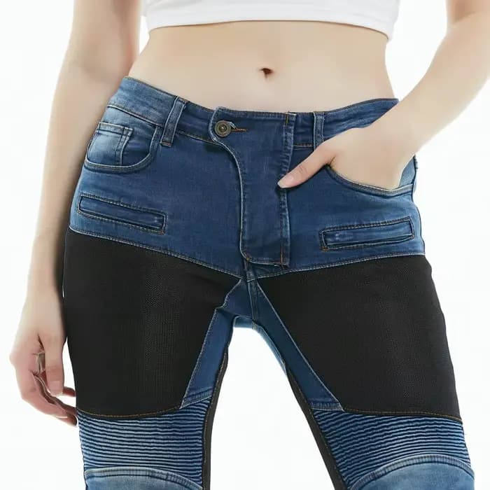 Pantalon de moto en maille pour femme