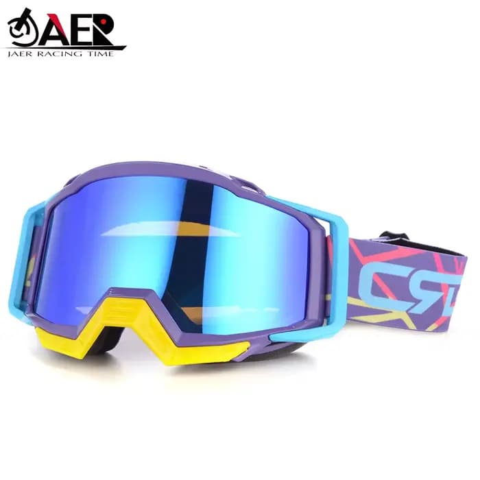 Lunettes de motocross de marque pour casque de moto