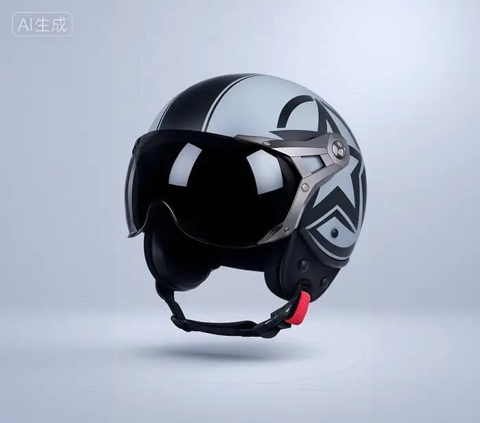 3/4 casque de Moto à visage ouvert homme femmes Cascos Para