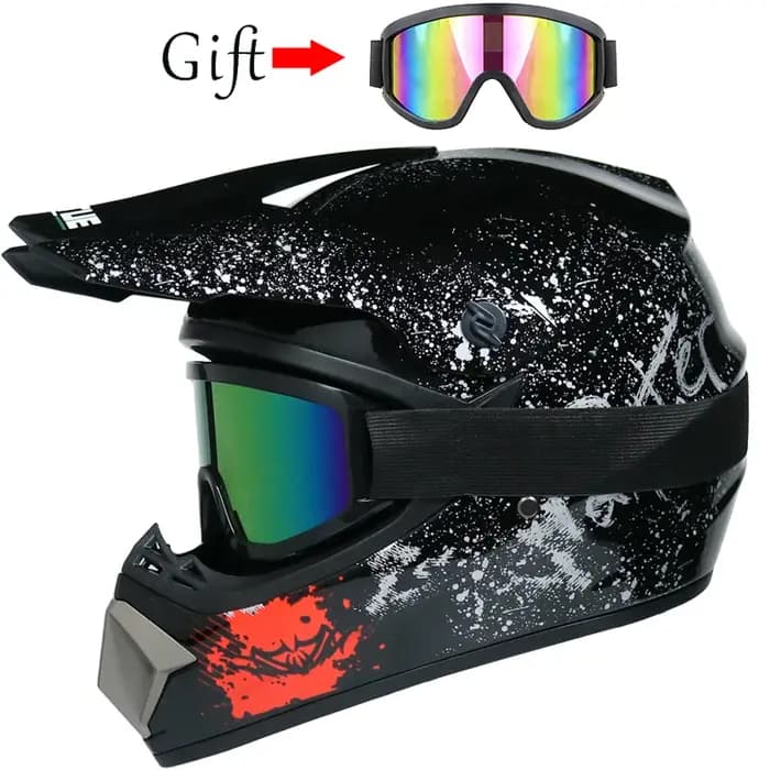 Casque de moto pour enfants, tout-terrain, pour la descente, AM ou DH cross