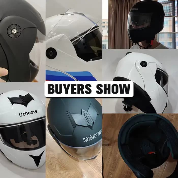 Nouveau Casque de moto intégral course avec Double pare-soleil femmes homme rabattable