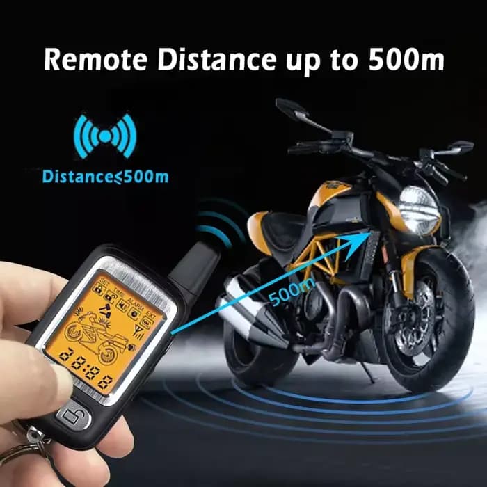 Éventuelles Y-Alarme de Moto à 2 Voies, Télécommande de Démarrage Imagone avec Démarrage à Distance