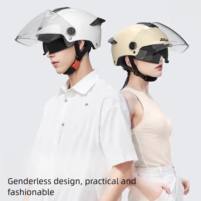 Casque de moto électrique à Double lentille