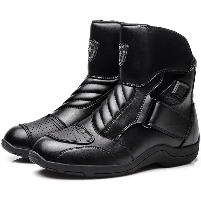 Bottes d'équitation de moto longues imperméables