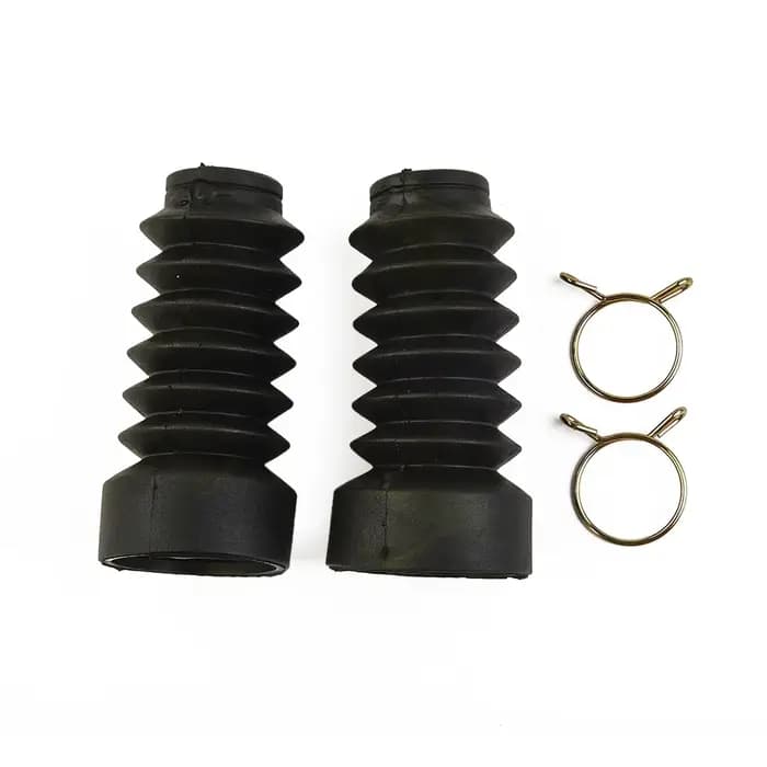 Guêtres de fourche avant en caoutchouc, accessoires de moto, couvercle anti-poussière, bottes pour moto, équipements de Protection contre les chutes, pièces