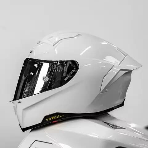 Casque de moto MOTOWOLF H1 pour homme et femme, casque intégral léger, casque de course pour moto