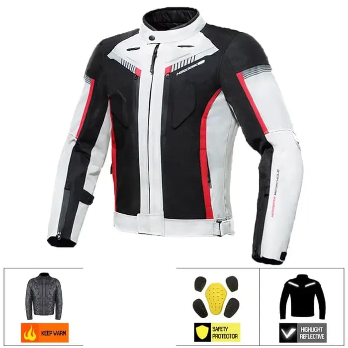 Vestes de moto imperméables pour hommes et femmes