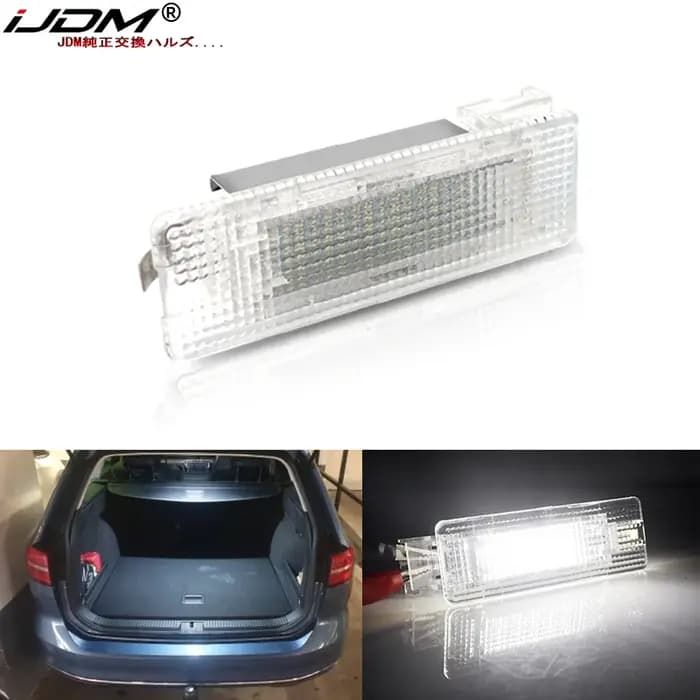 Lumières LED contrastées pour coffre à bagages