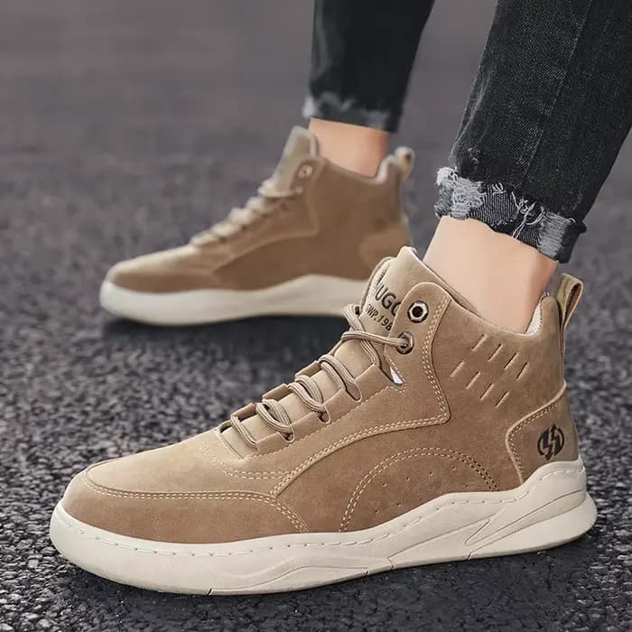 Bottes hautes à lacets pour hommes