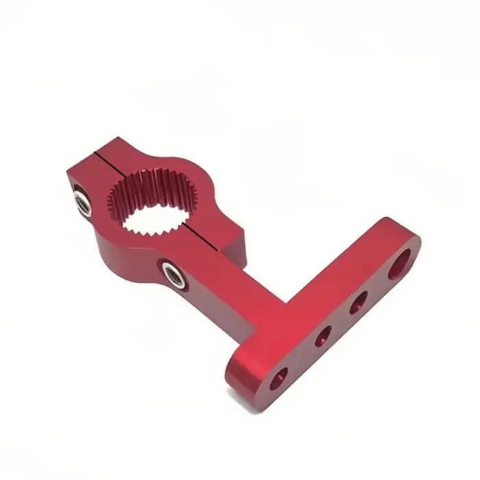 Support de guidon de moto en aluminium