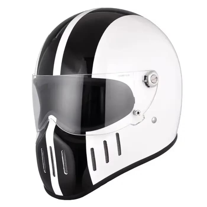 Casque de Moto intégral rétro