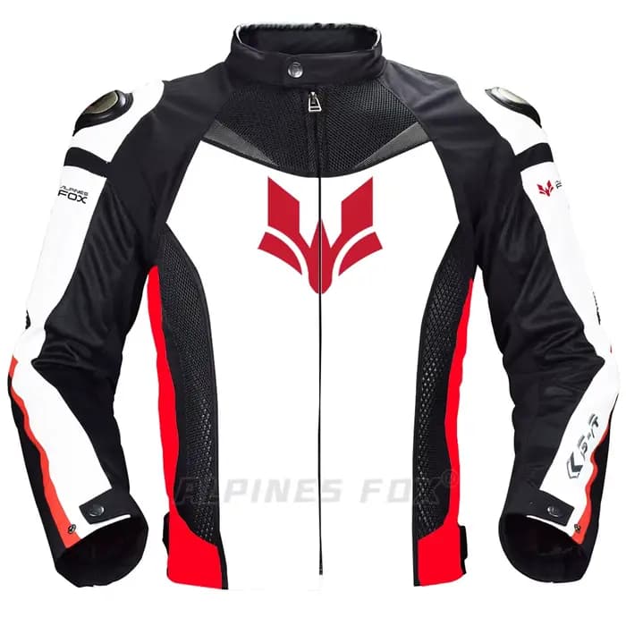Veste de moto en maille pour hommes