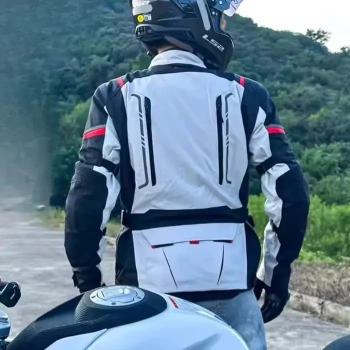 Veste de moto quatre saisons pour hommes et femmes