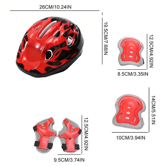 Casque avec genouillères