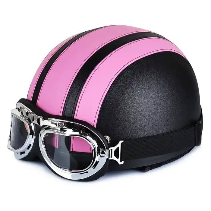 Casque de Moto en cuir