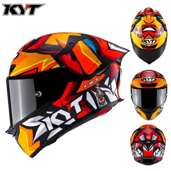 Casques de moto KYT TT-REVO, casques intégraux pour sportives, homologués ECE2206, pour la course sur route, casques moto KYT intégraux pour Yamaha et Honda