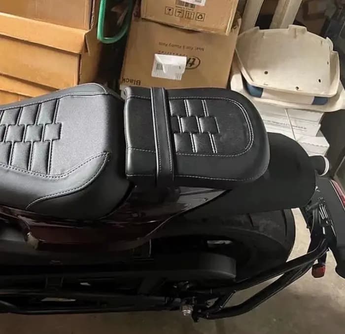 Pour Harley Sportster S 1250 RH1250S 2021 2022 2023 NOUVEAU Kit de Selle Arrière avec Dossier Passager Sundowner pour Moto