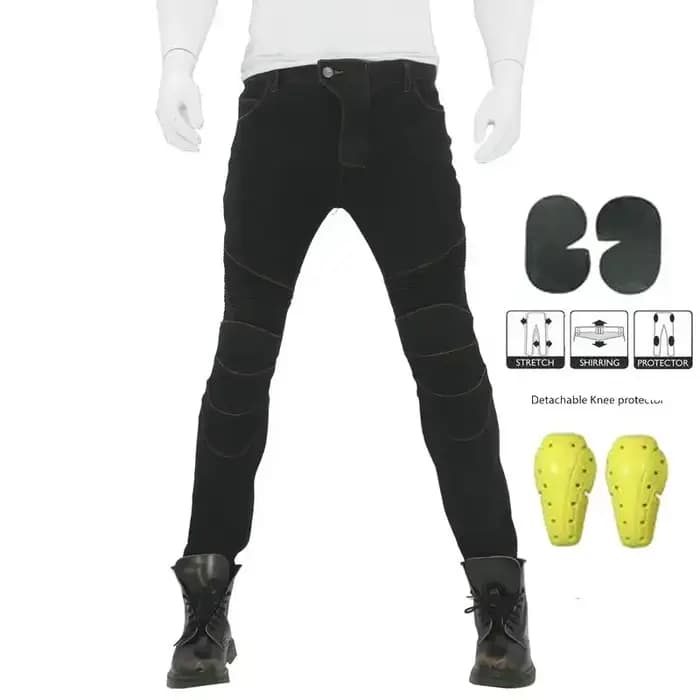 Pantalon jeans de moto pour hommes – Équipement de protection