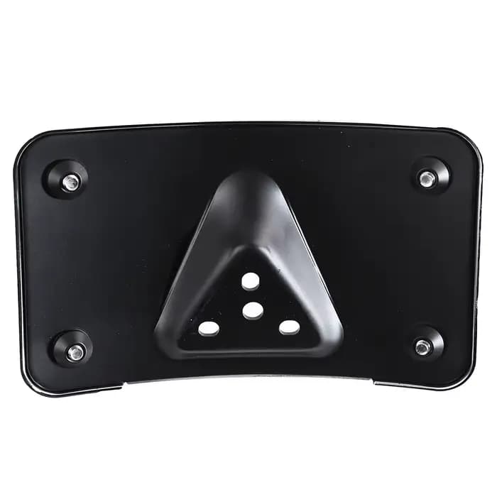Support de montage de plaque d'immatriculation incurvé noir chromé pour support Harley Dyna Sportste