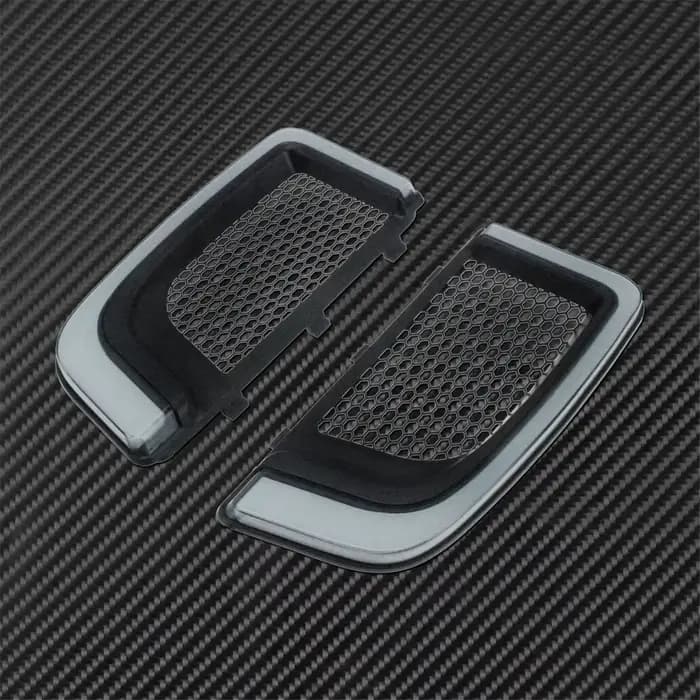 Carénage de Clignotant LED pour Moto Harley, Grilles betérieures Noires, pour Rue Touring, de Route,