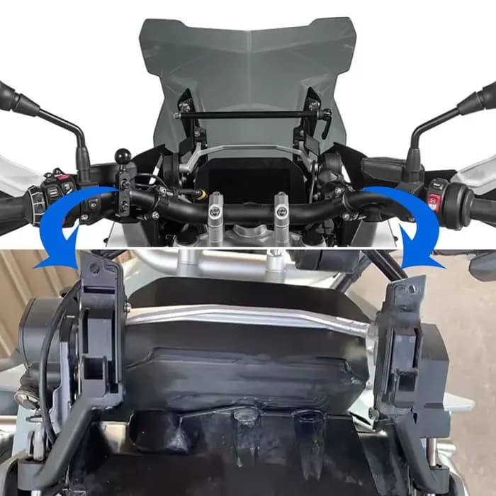 Support de levage réglable pour renfort de pare-brise, pour BMW R1200GS Adventure 2013 – 2023 R1250G