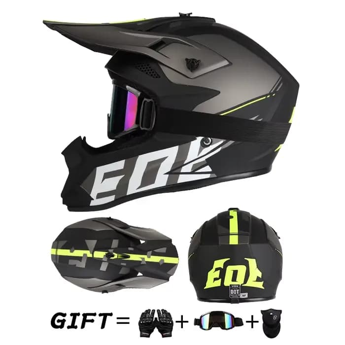 Casque de moto tout-terrain pour rallye et descente