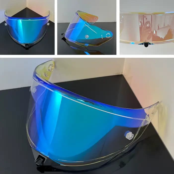 Visière transparente anti-décoloration pour casque de moto KYT TT REVO