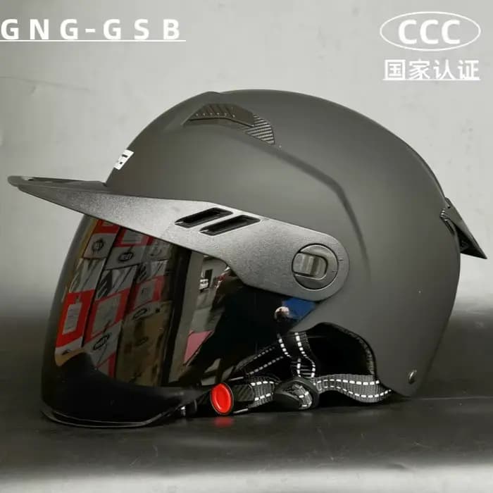 GSB – demi-casque de Moto pour hommes