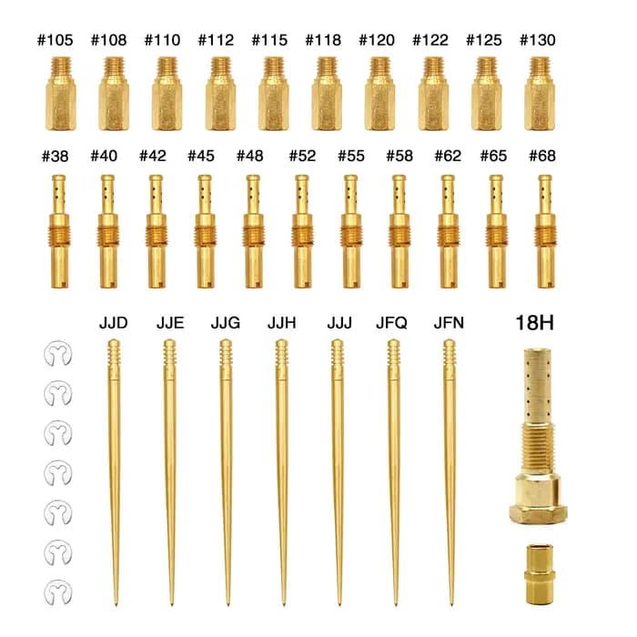 ZSDTRP PE 26-28 PWK 21-34 Kit de réparation de carburateur Super Presisi avec aiguille coulissante pilote Jet principal