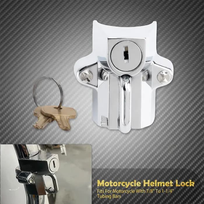 Serrure antivol pour casque de moto