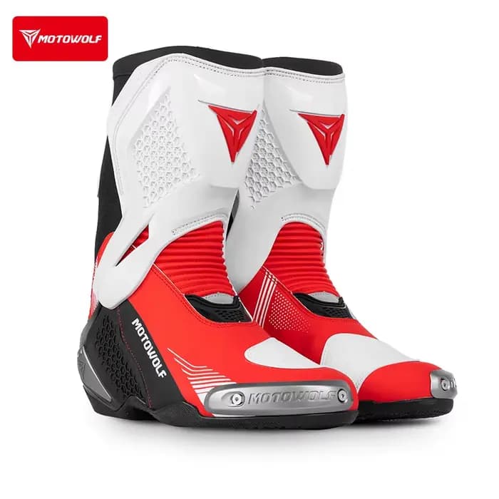 Bottes de moto pour hommes, bottes de motocross professionnelles, bottes de course tout-terrain, résistantes à l'usure, antidérapantes, chaussures de motocycliste