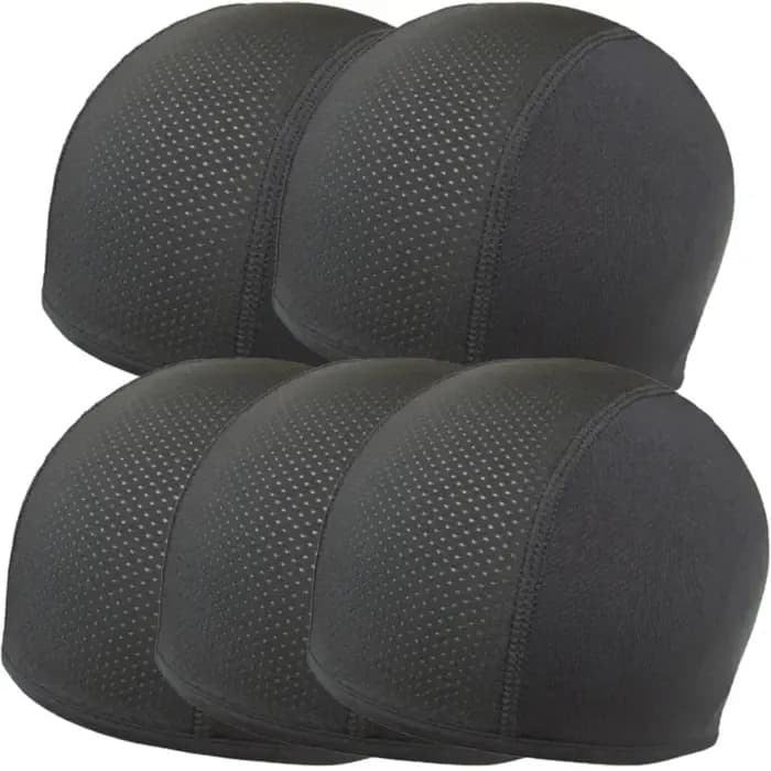 1/5 pièces casque de moto casquette intérieure chapeau séchage rapide respirant
