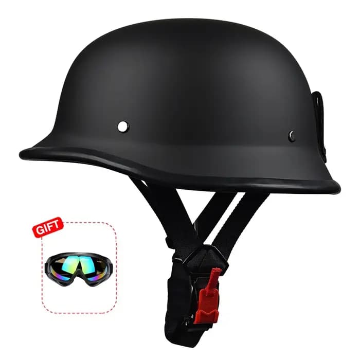 Demi-casques rétro classiques pour moto, visage ouvert, bonnet de croisière, casquette de crâne, petit pour moto, Scooter, Chopper