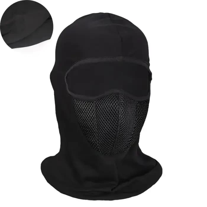 Masque de cyclisme intégral pour homme, cagoule de moto, équipement de sauna coupe-vent, respirant, sports de plein air, couvre-chef CS, chapeau