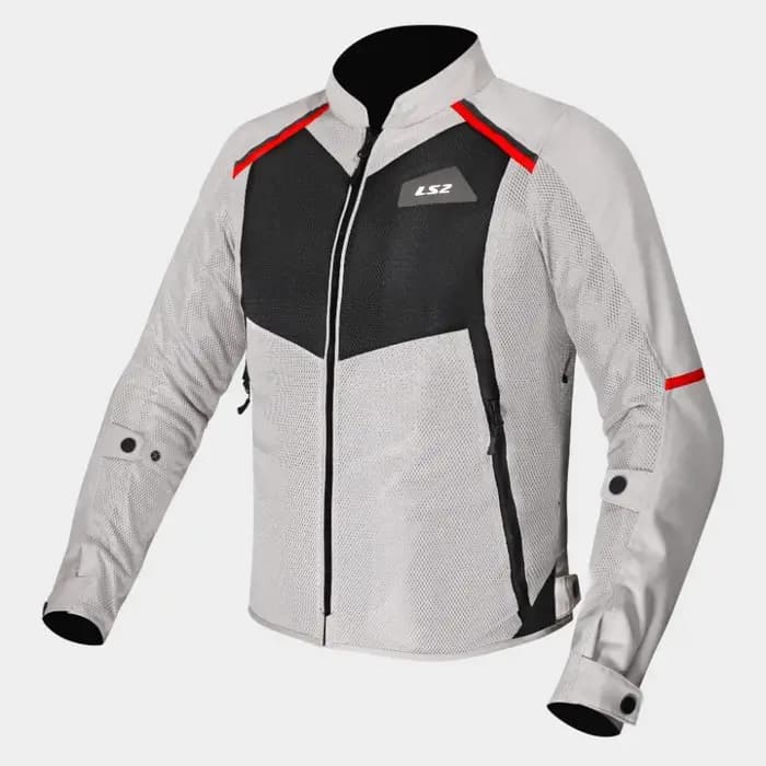 Blouson Moto Ls2 BREEZE Homme Été Noir Homologué CE Chaqueta De Motocicleta Verano 5 Protections LS2 Kurtka