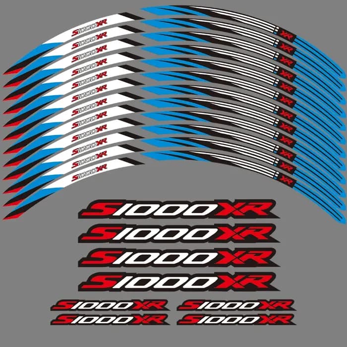 Autocollant de roue de moto bande de jante étanche pour BMW S1000XR 2023 S 1000 XR S1000 XR 2015-2024 accessoires décalc