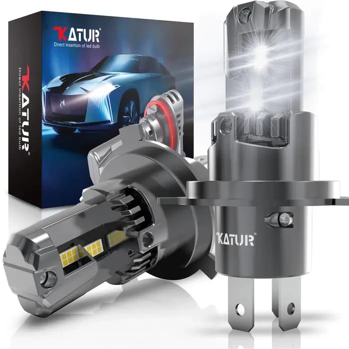 2 ampoules de phares LED H4