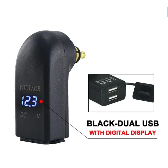 Adaptateur de chargeur double USB pour moto