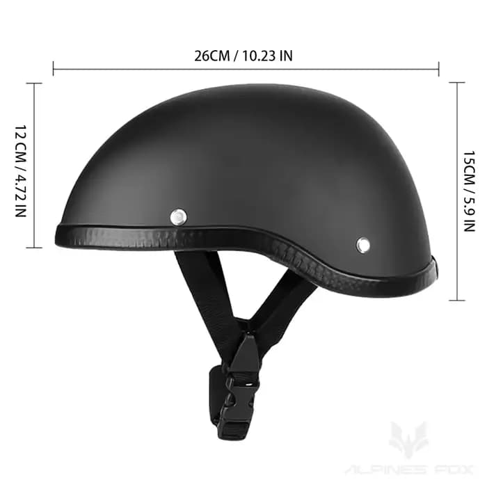 Casque de moto demi-visage Vintage café Racer rétro Scooter Jet
