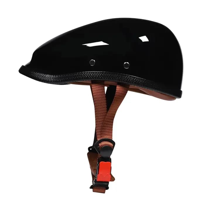 Casque de Moto rétro, demi-visage, Vintage, pour Scooter, motard, Crash, DOT