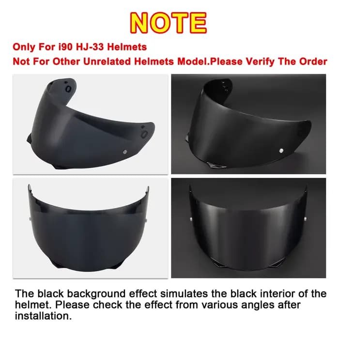 Visière de casque de moto pour HJC i90 HJ-33