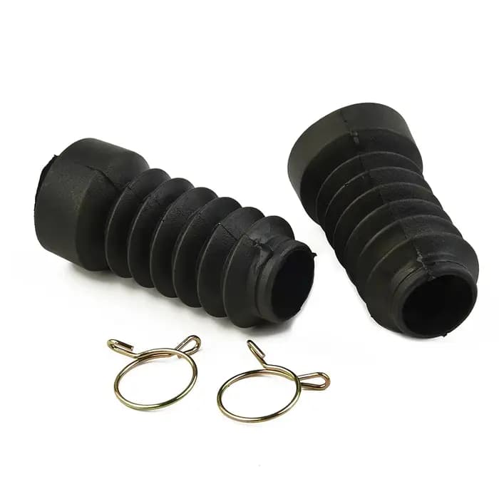 Guêtres de fourche avant en caoutchouc, accessoires de moto, couvercle anti-poussière, bottes pour moto, équipements de Protection contre les chutes, pièces