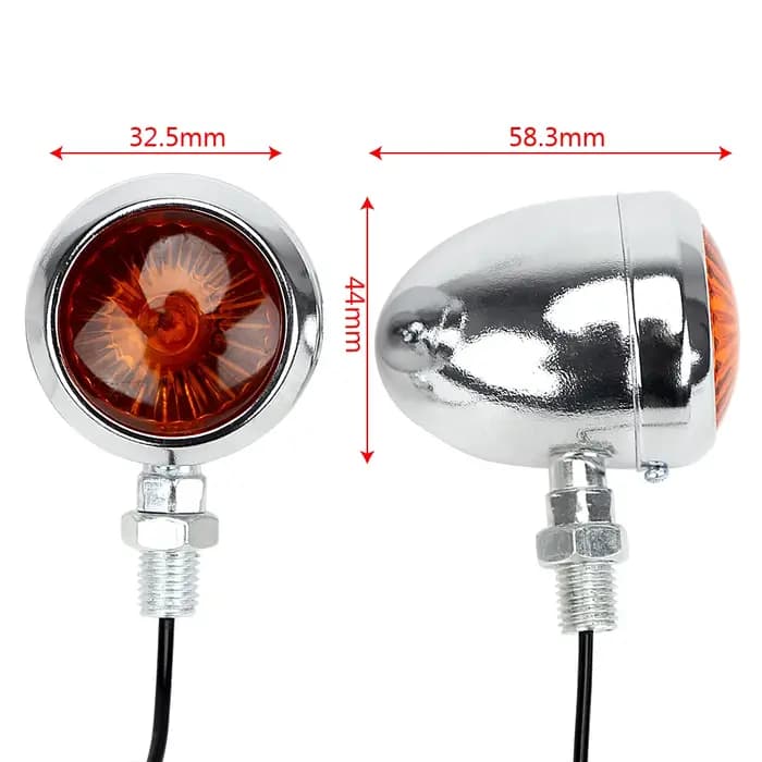 Clignotants LED universels pour moto, feux arrière, indicateur de scooter, accessoires de vélo de co
