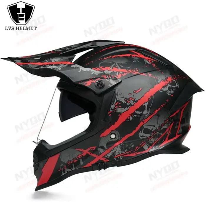 Casque de moto, casque de motocross tout-terrain