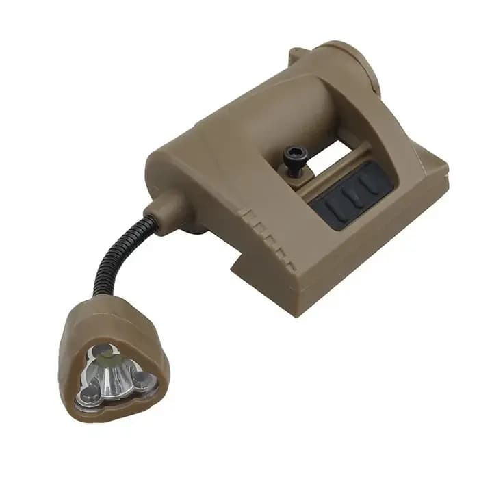 Lumière de casque tactique 3 Modes lampe de poche LED éclairage de nuit extérieur pour la chasse Laser militaire