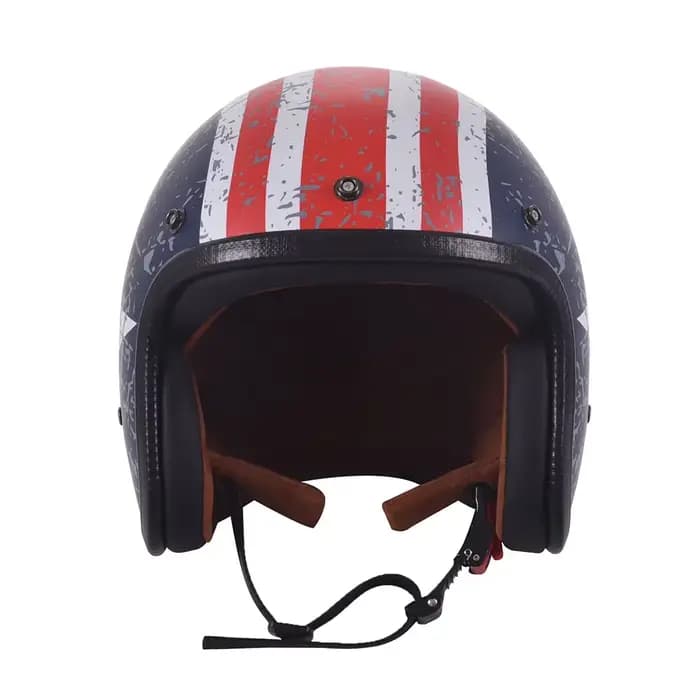 Casque de Moto rétro demi-ouvert Jet accessoires de Motocross Casco