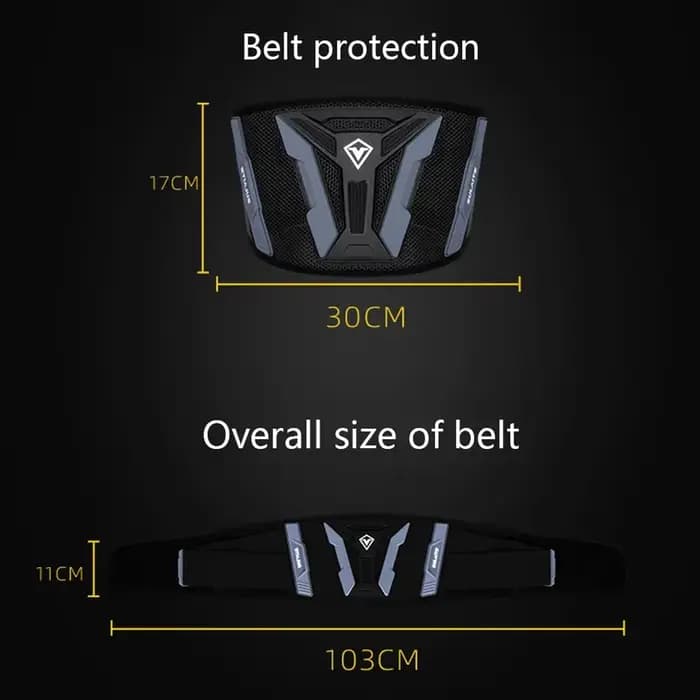 Accessoires de protection de taille de moto pour hommes