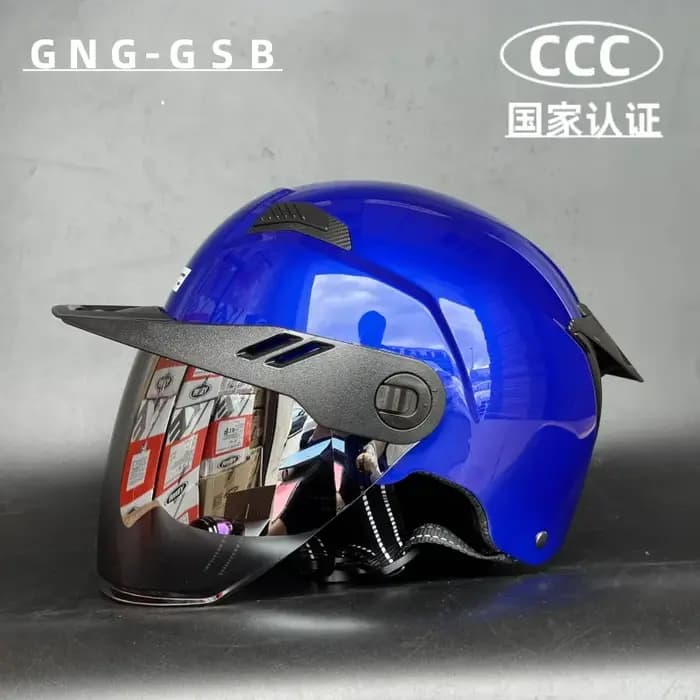 GSB – demi-casque de Moto pour hommes
