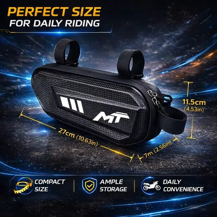 Sac latéral de grande capacité pour moto
