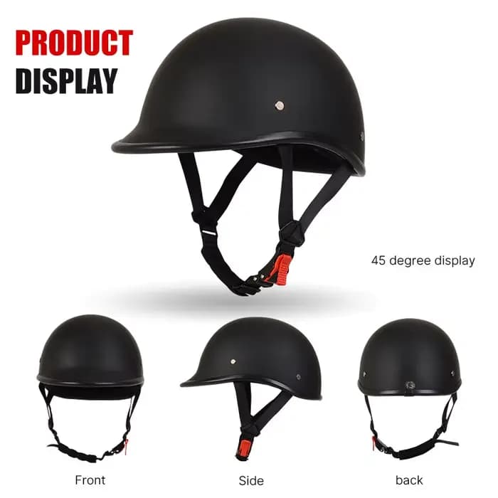 C-Riding-Casque de moto demi-casquette pour adulte
